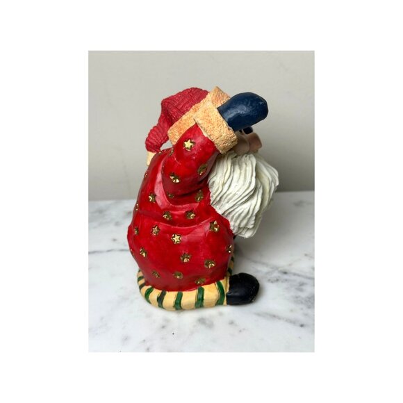Vintage Santa Collectible Figurine 5.5" Hand-Painted Holiday Decor China - Picture 3 of 7